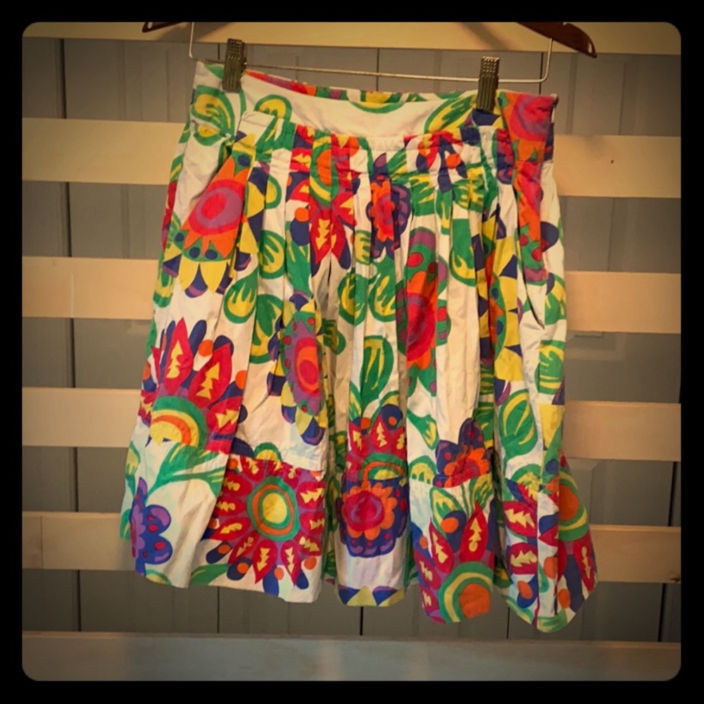 Zara floral skirt